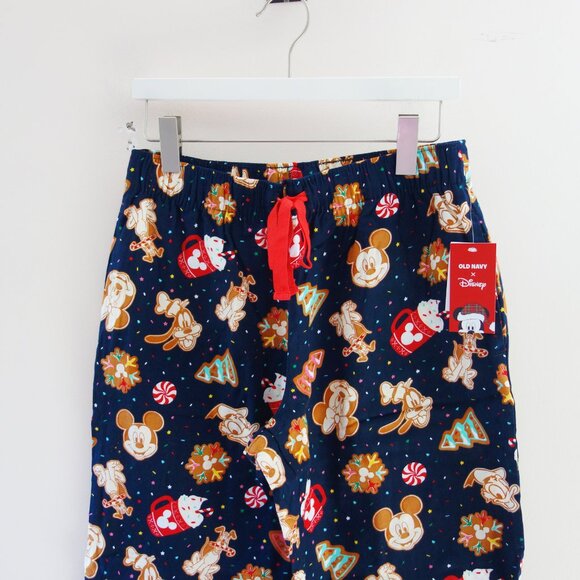 Old Navy x Disney Mid-Rise Printed Flannel Pajama Pants for Women (M) NWT - Picture 5 of 10